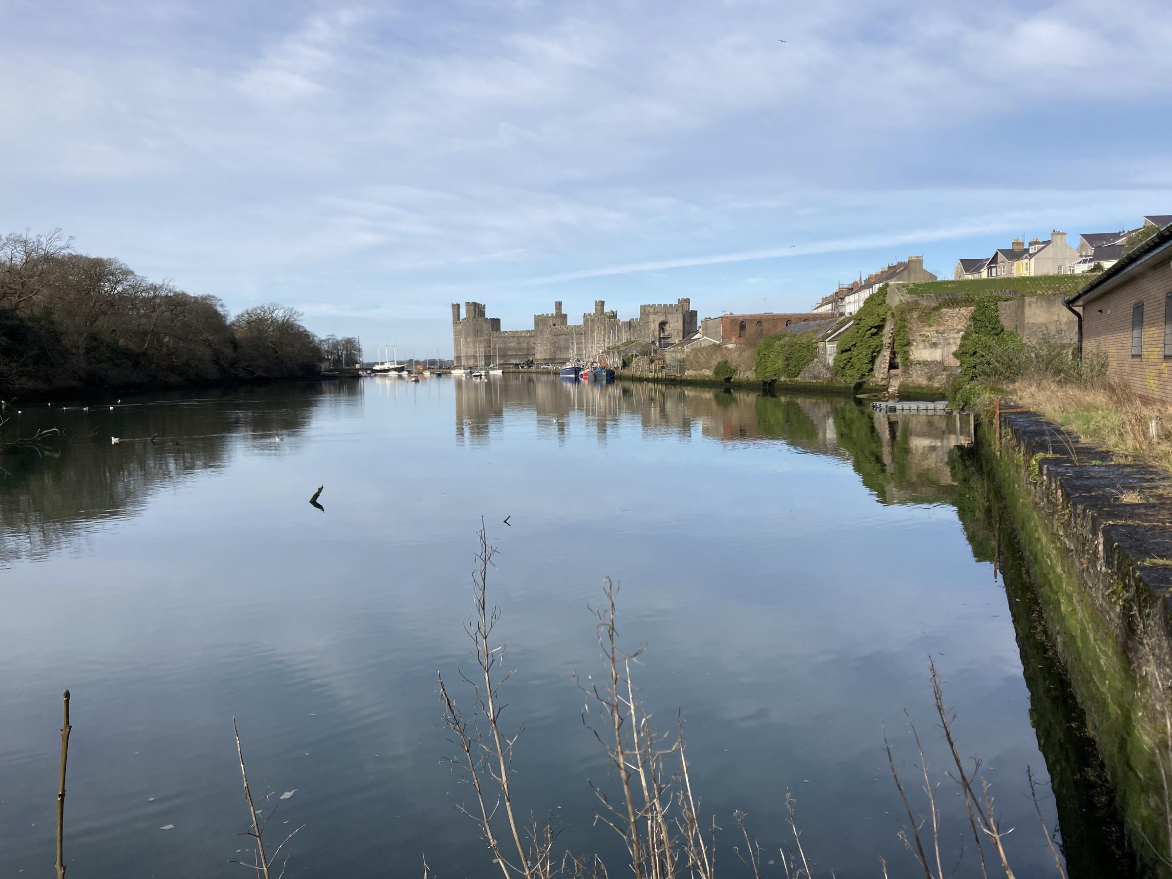 View of Caernarfon Castle