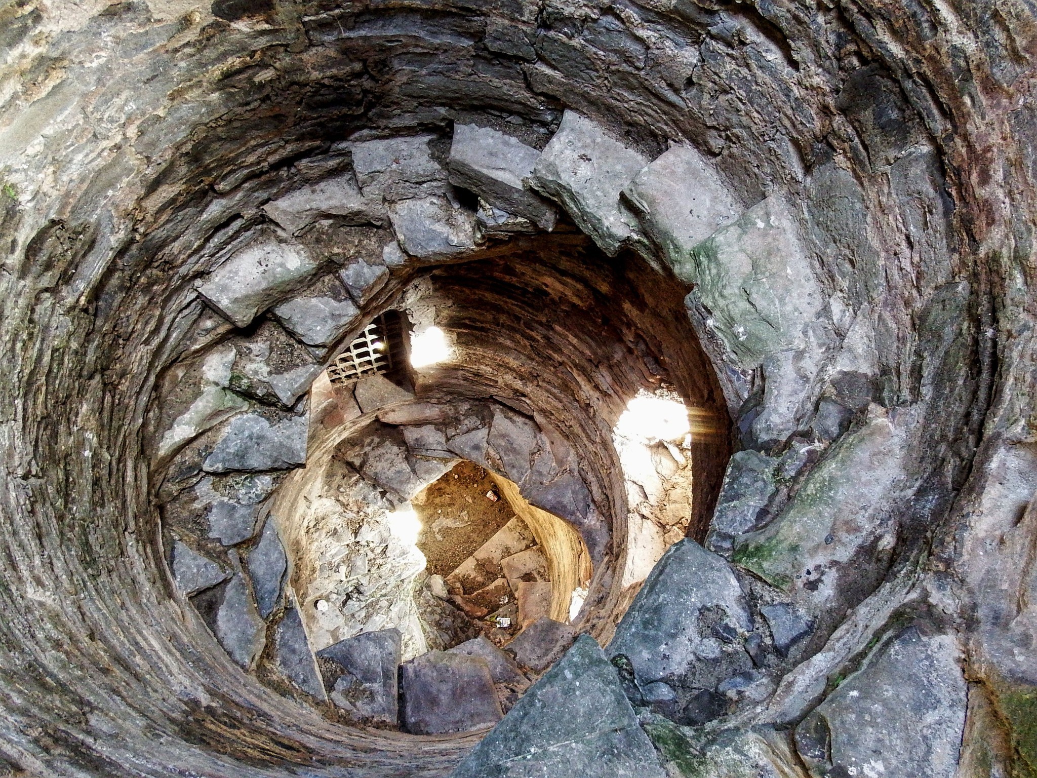 Conwy Castle stairwell. Picture: Michael Stenson