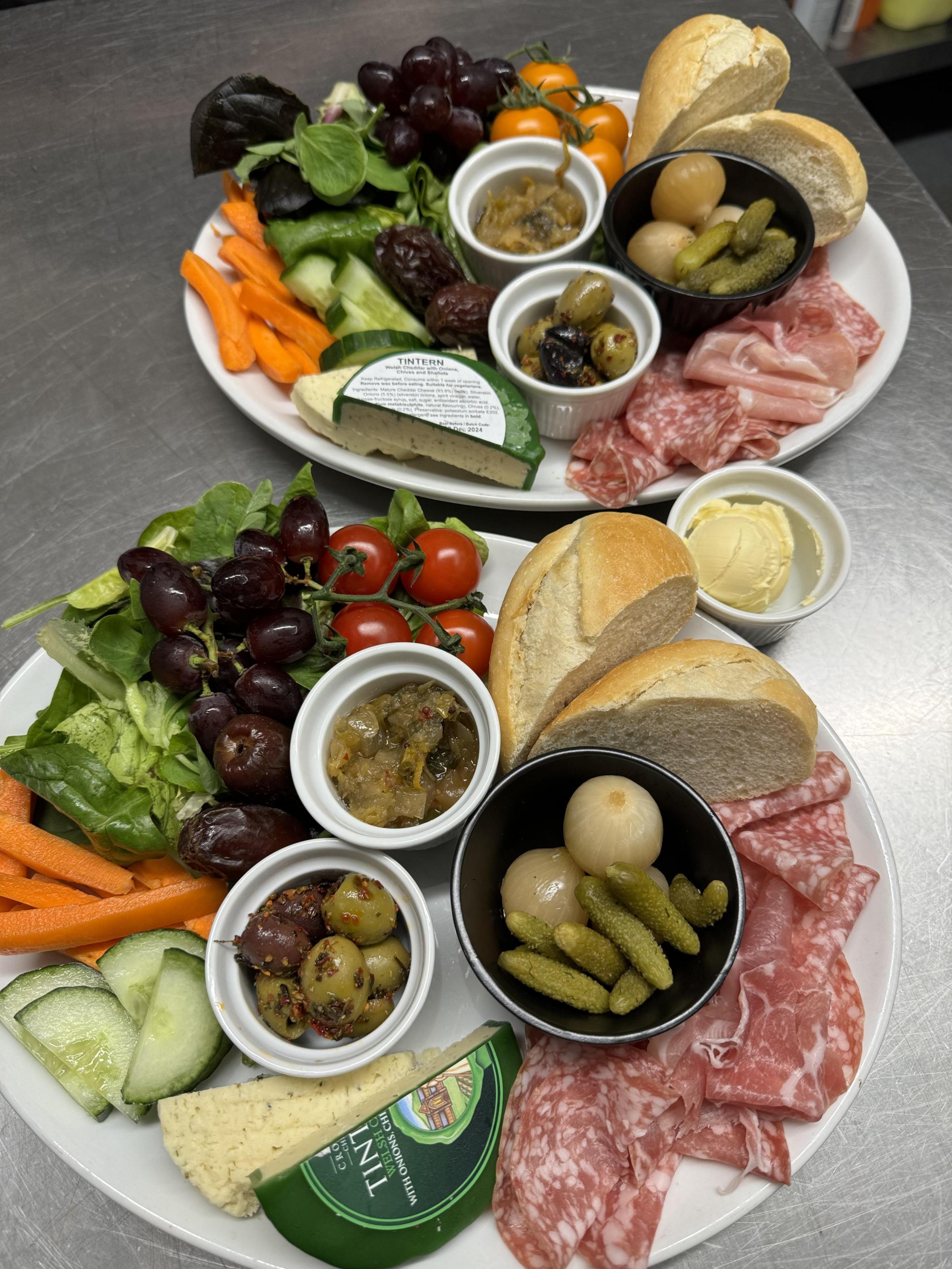 The large ploughman’s lunch.