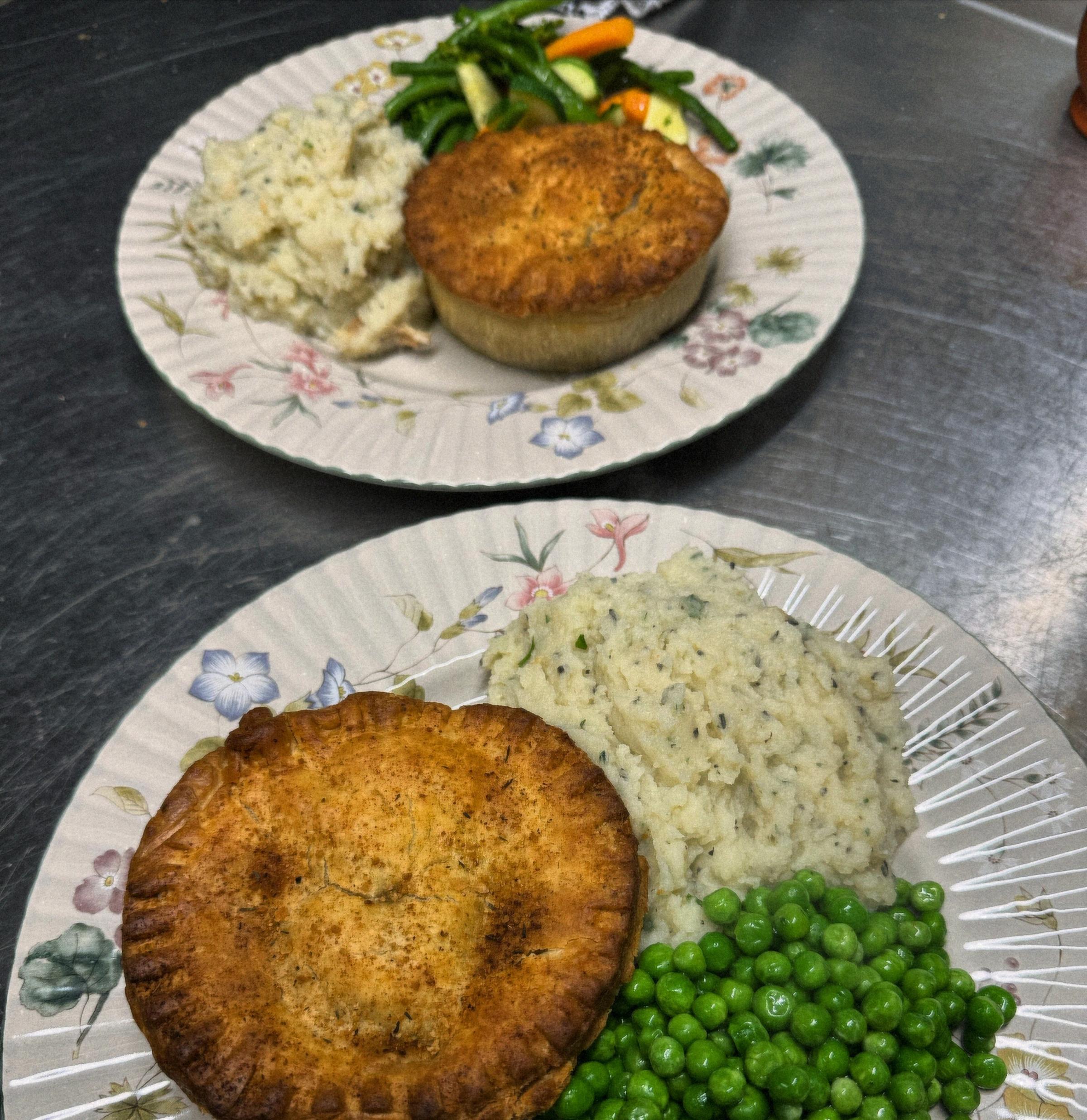 A pie to suit everyone with a variety of mash at The Lletty Hotel.