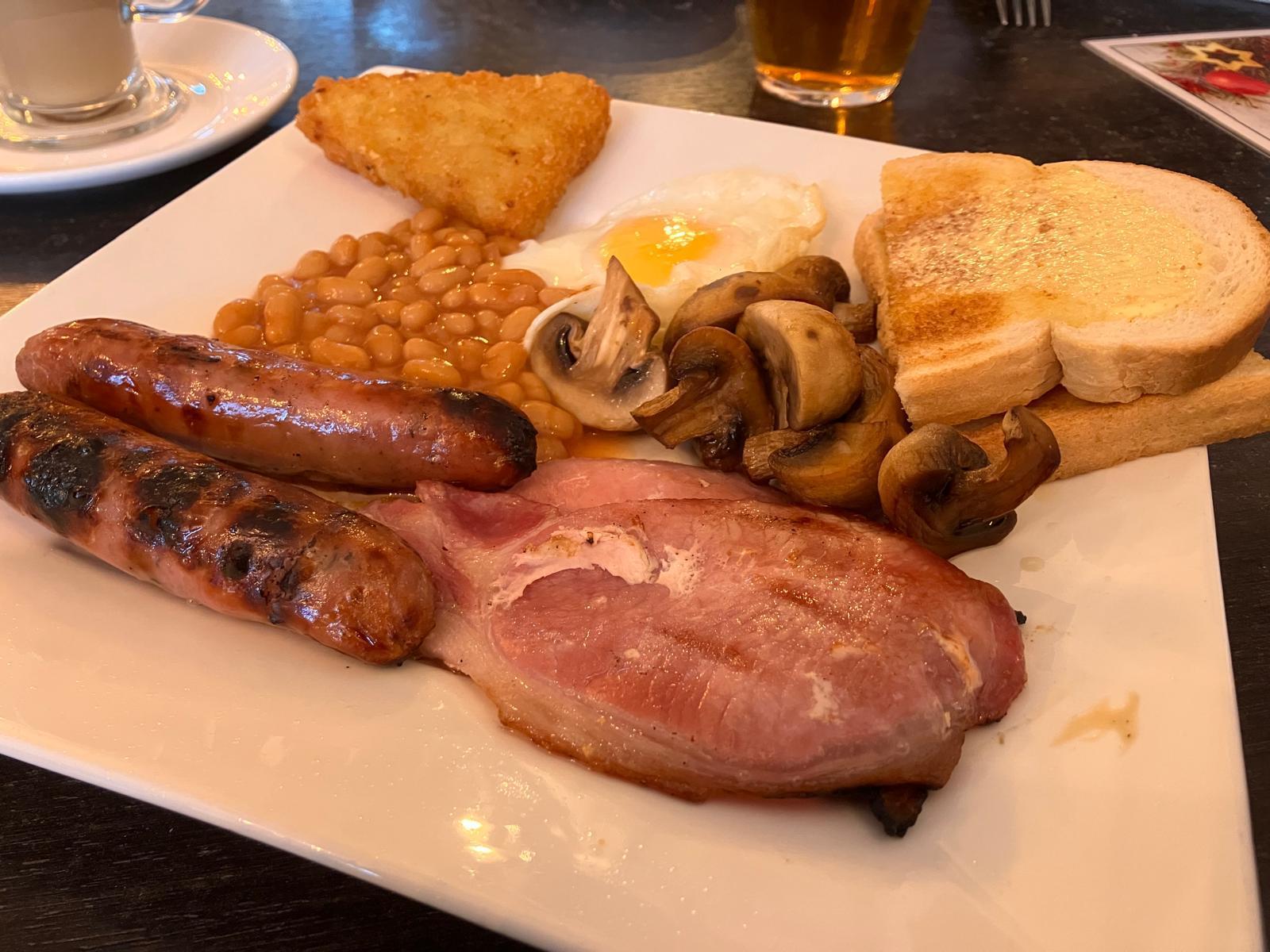 Artisan Cafe and Bistro in Rhyl. Traditional breakfast..