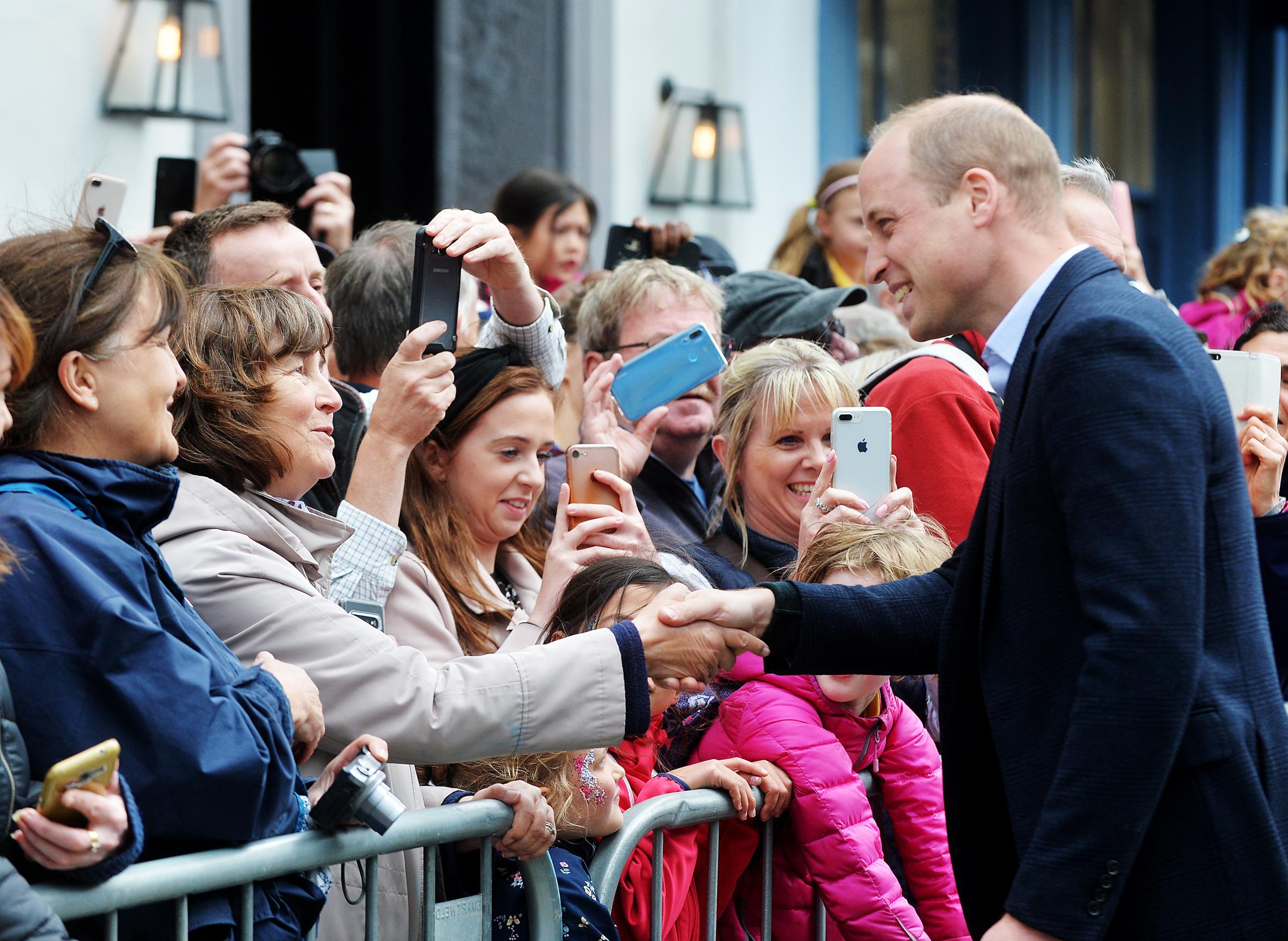 Duke and Duchess of Cambridge visit Keswick. Photo: Tom Kay